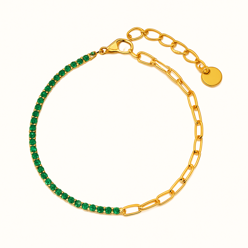 FAE Paperclip und Tennisarmband