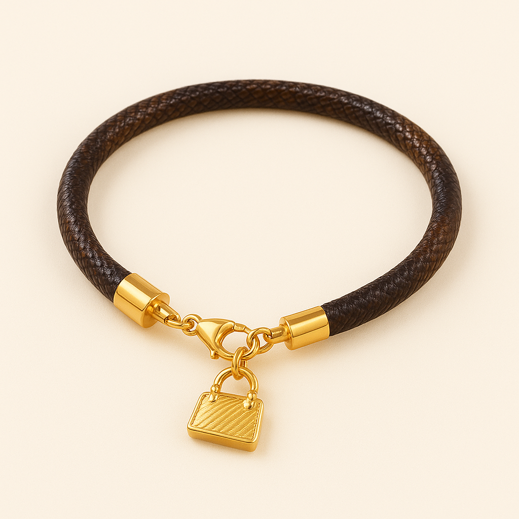 LULU Gold-Taschenarmband