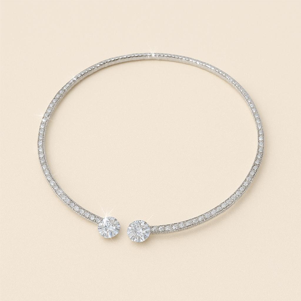 CRISTAL Diamant Halskette