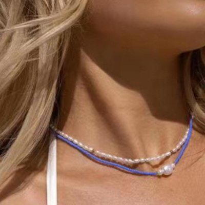 BALI Golden Pearl Necklace
