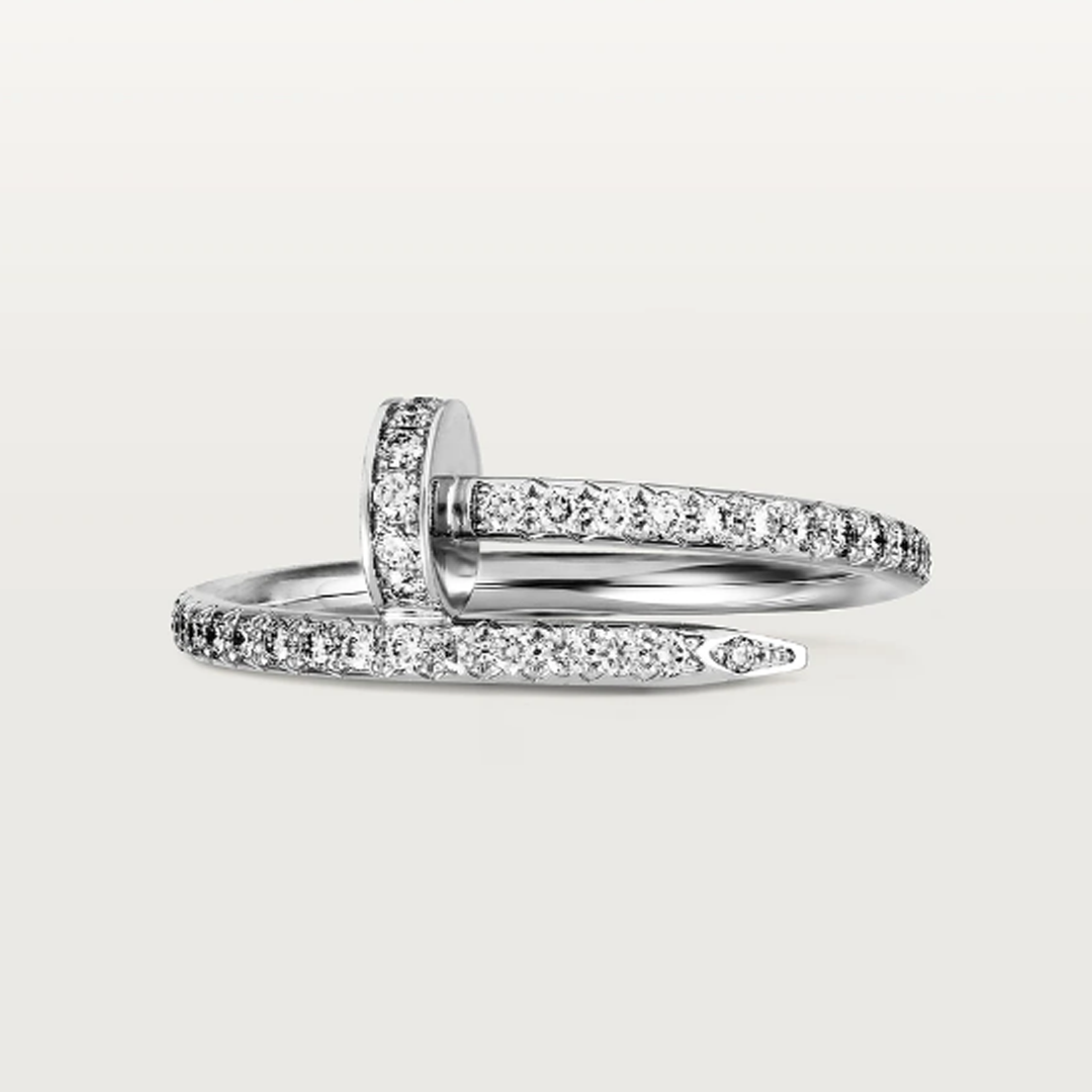 SPIJKER Elegante Ring met Zirkonia