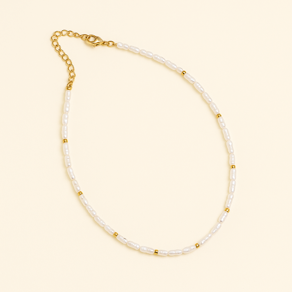 BALI Golden Pearl Necklace
